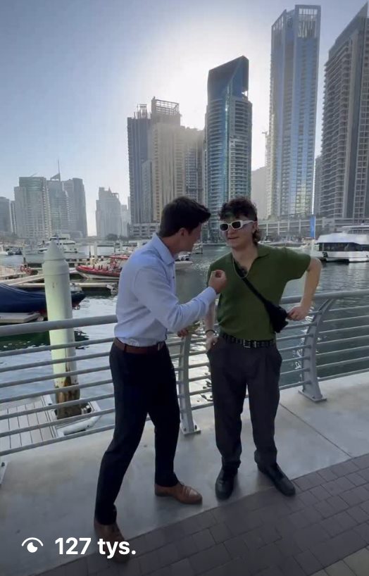 Nagranie w Dubaj Marina — 127 tys. wyświetleń